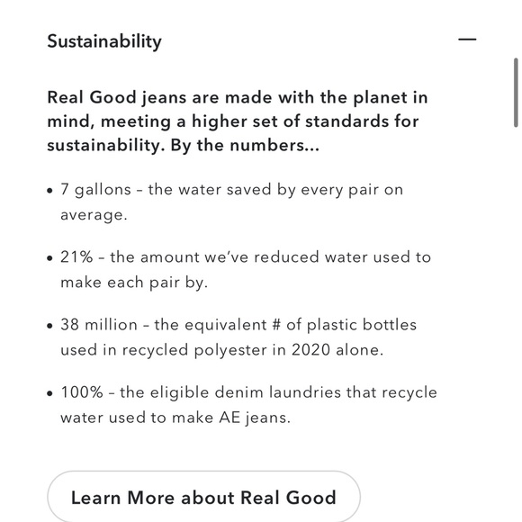 AE Ripped Mom Jean, in the color Cool Classic, Size 16, NWOT - Picture 8 of 10